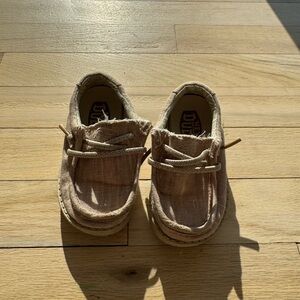 Hey Dude Kids Tan Moccasins